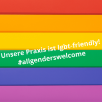 Unsere Praxis ist lgbt-friendly! #allgenderswelcome